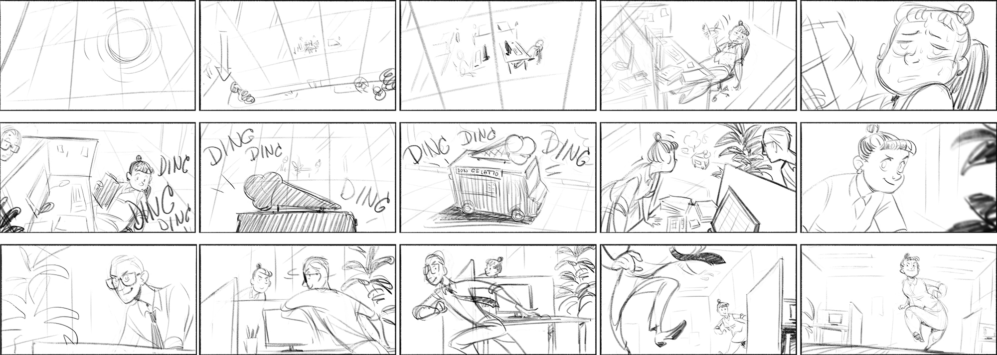 preview of storyboard animatic